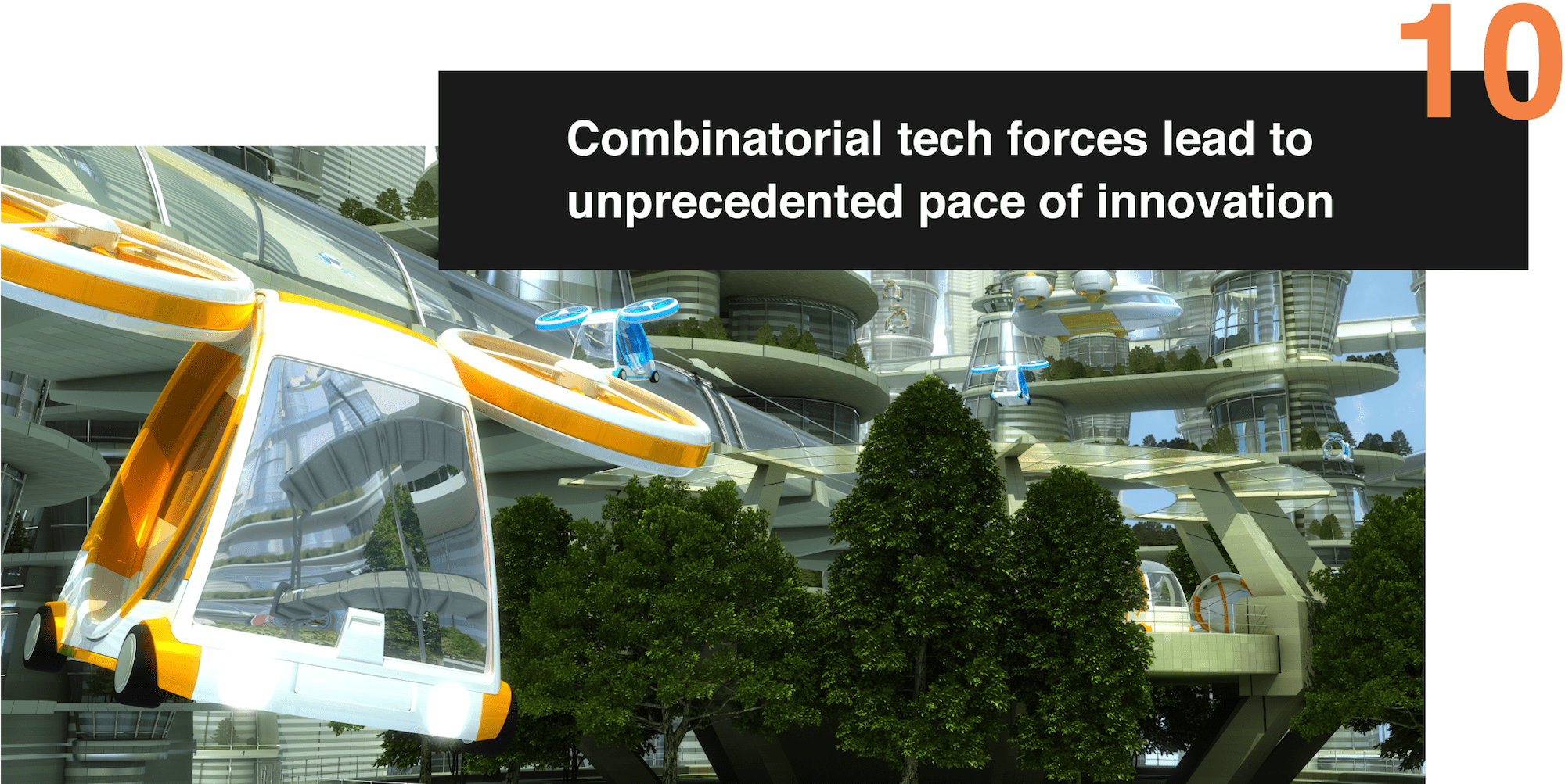 10. Combinatorial tech forces lead to an unprecedented pace of innovation