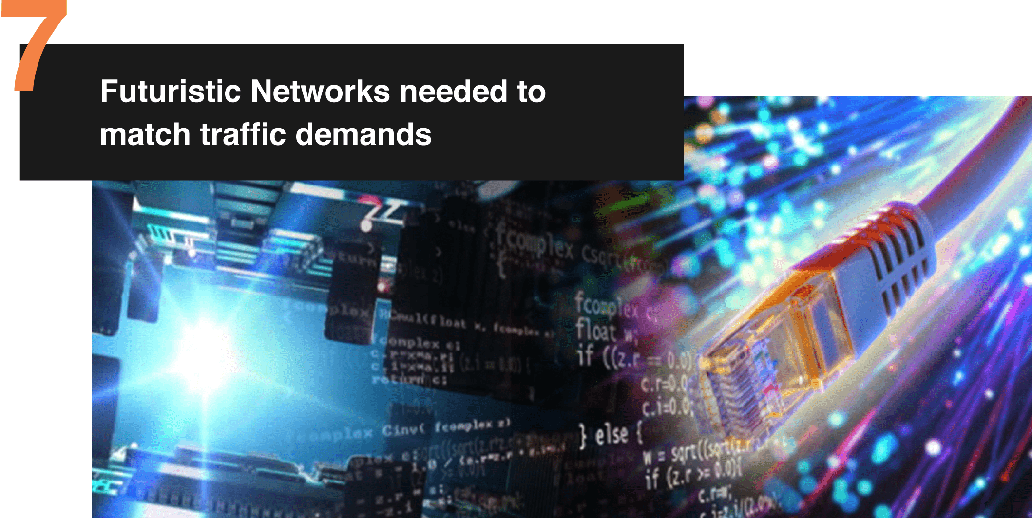 7. Futuristic networks needed to match traffic demands 