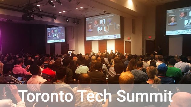 tech summit attended by many people