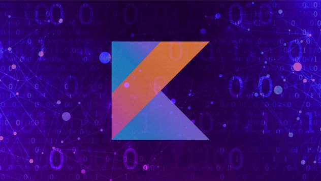 An illustrative banner with the Kotlin Logo