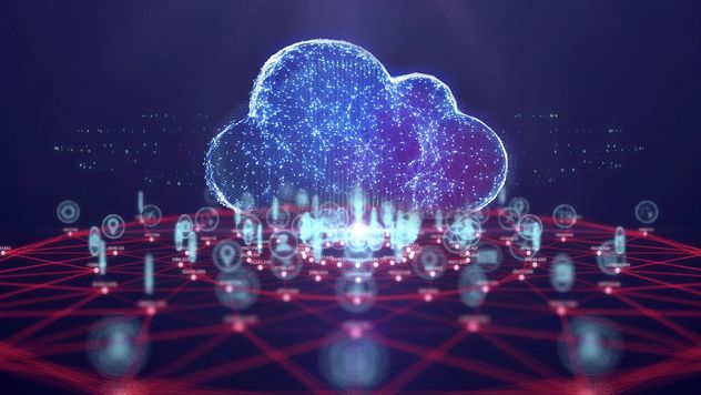 An illustration of cloud technology