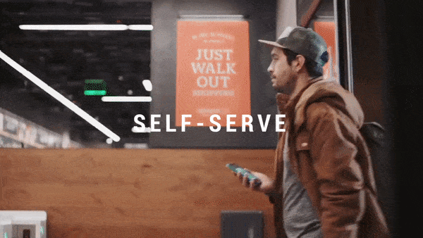 self service using AI 